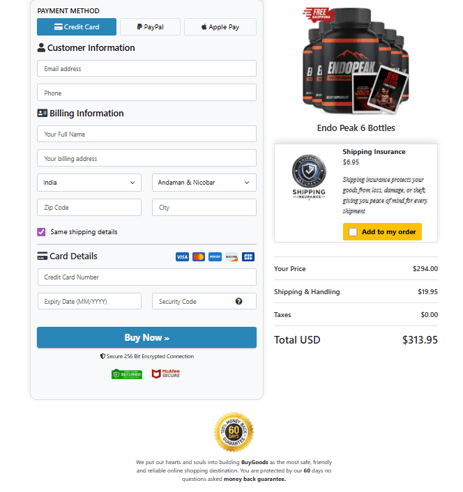 ErectoEngine order slip